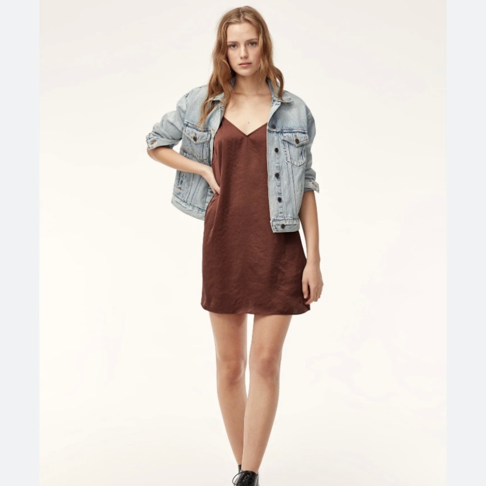 Wilfred free Vuvienne mini dress size small